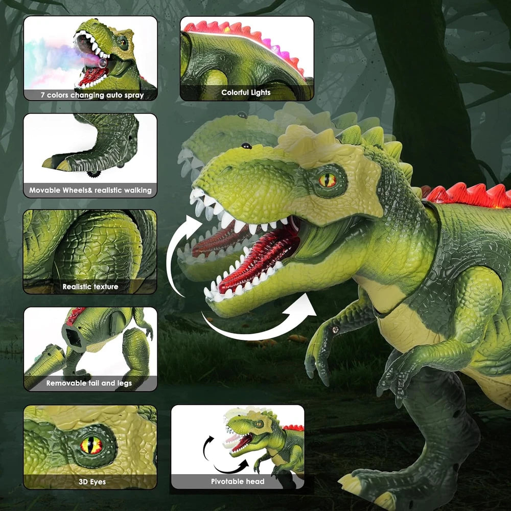 Remote Control Mist-Breathing Dinosaur (Buy one get one free)