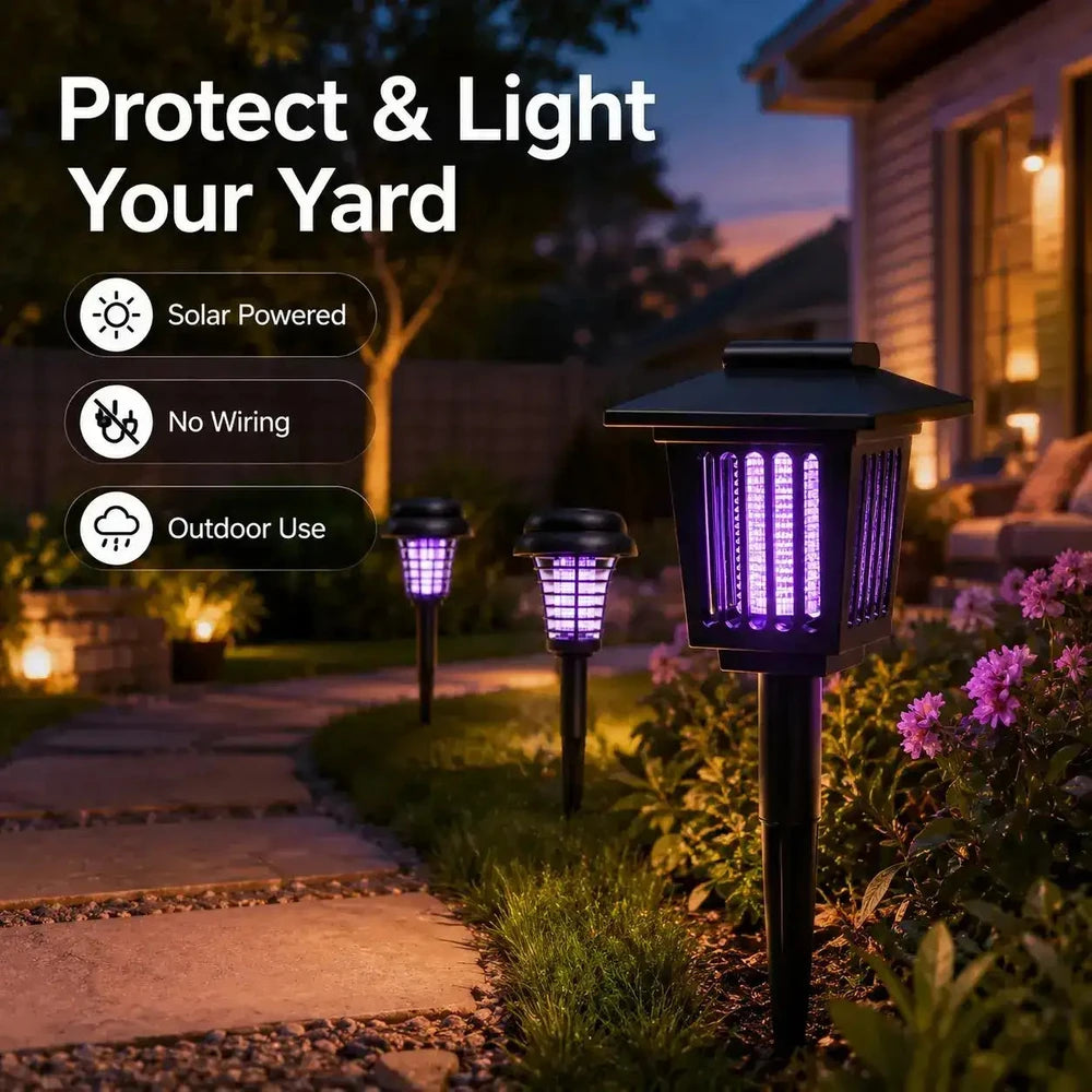 Solar Powered Mosquito Zapper