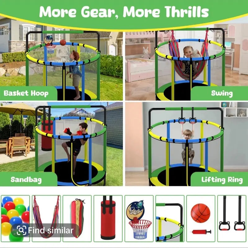 Ultimate SafeBounce Pro Kids Trampoline