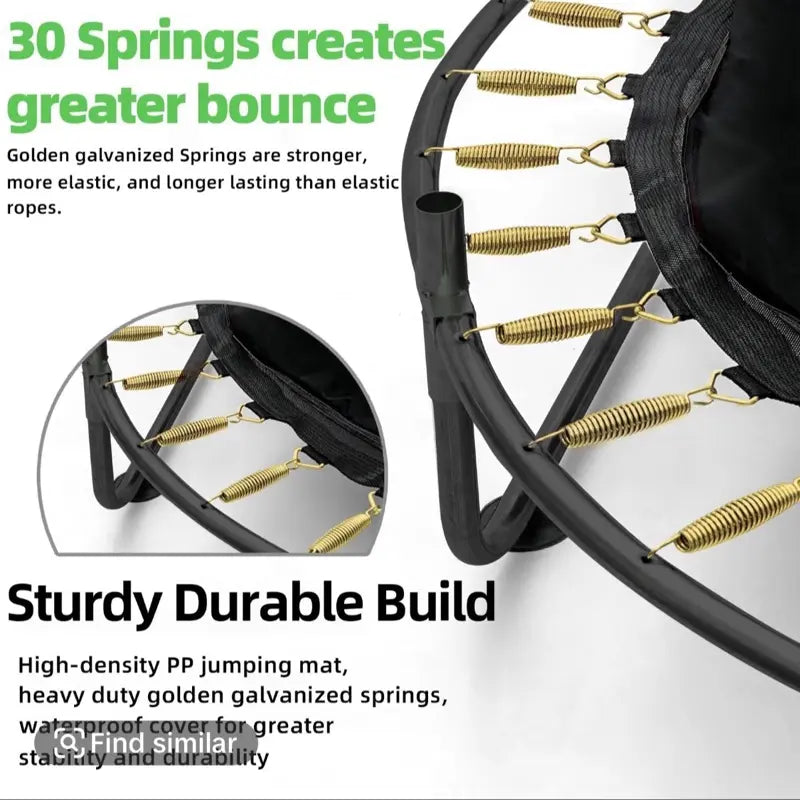 Ultimate SafeBounce Pro Kids Trampoline
