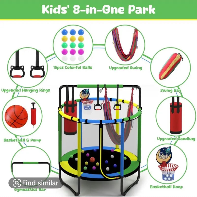 Ultimate SafeBounce Pro Kids Trampoline