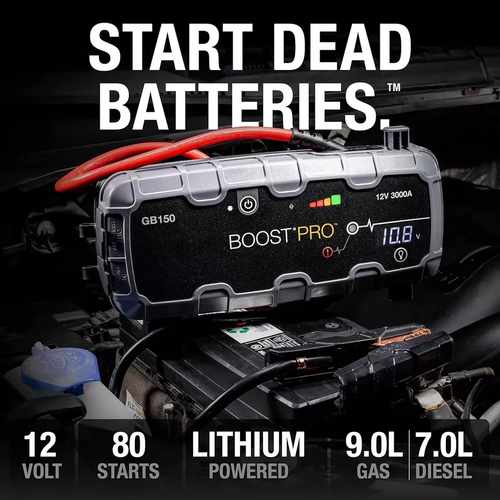 Jump Starter – 12 Lithium Battery Booster Pack, Portable Jump Box, Power Bank & Jumper Cables