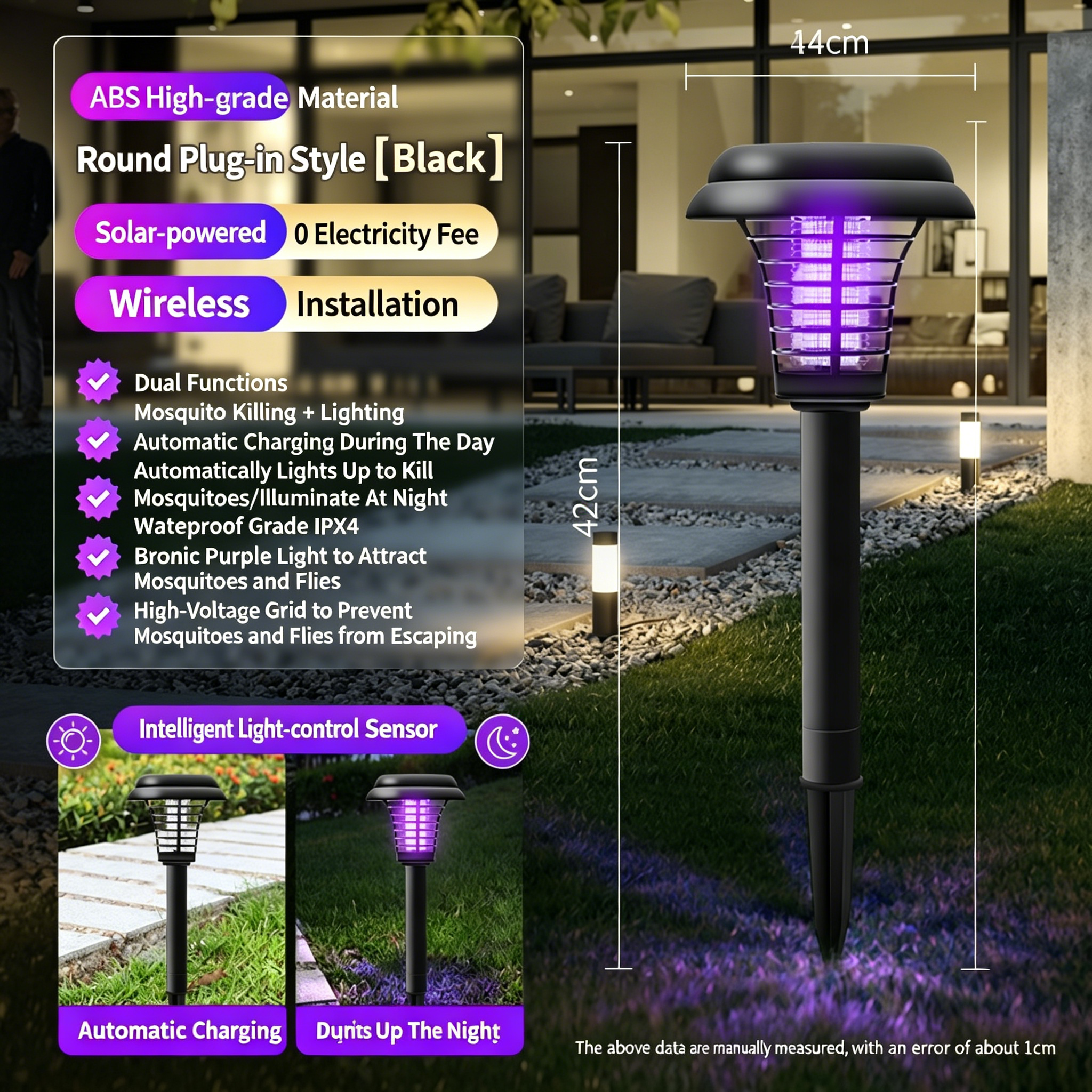 Solar Powered Mosquito Zapper