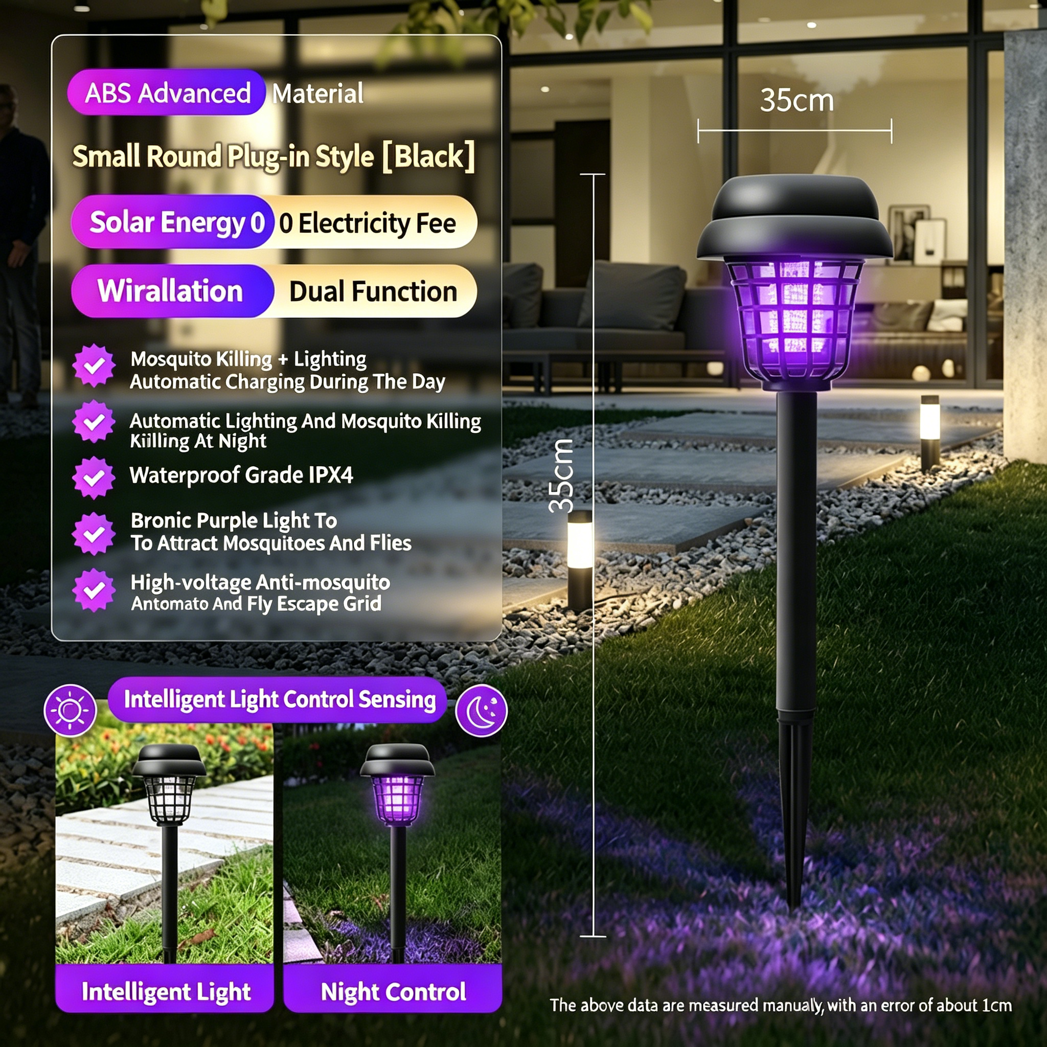Solar Powered Mosquito Zapper