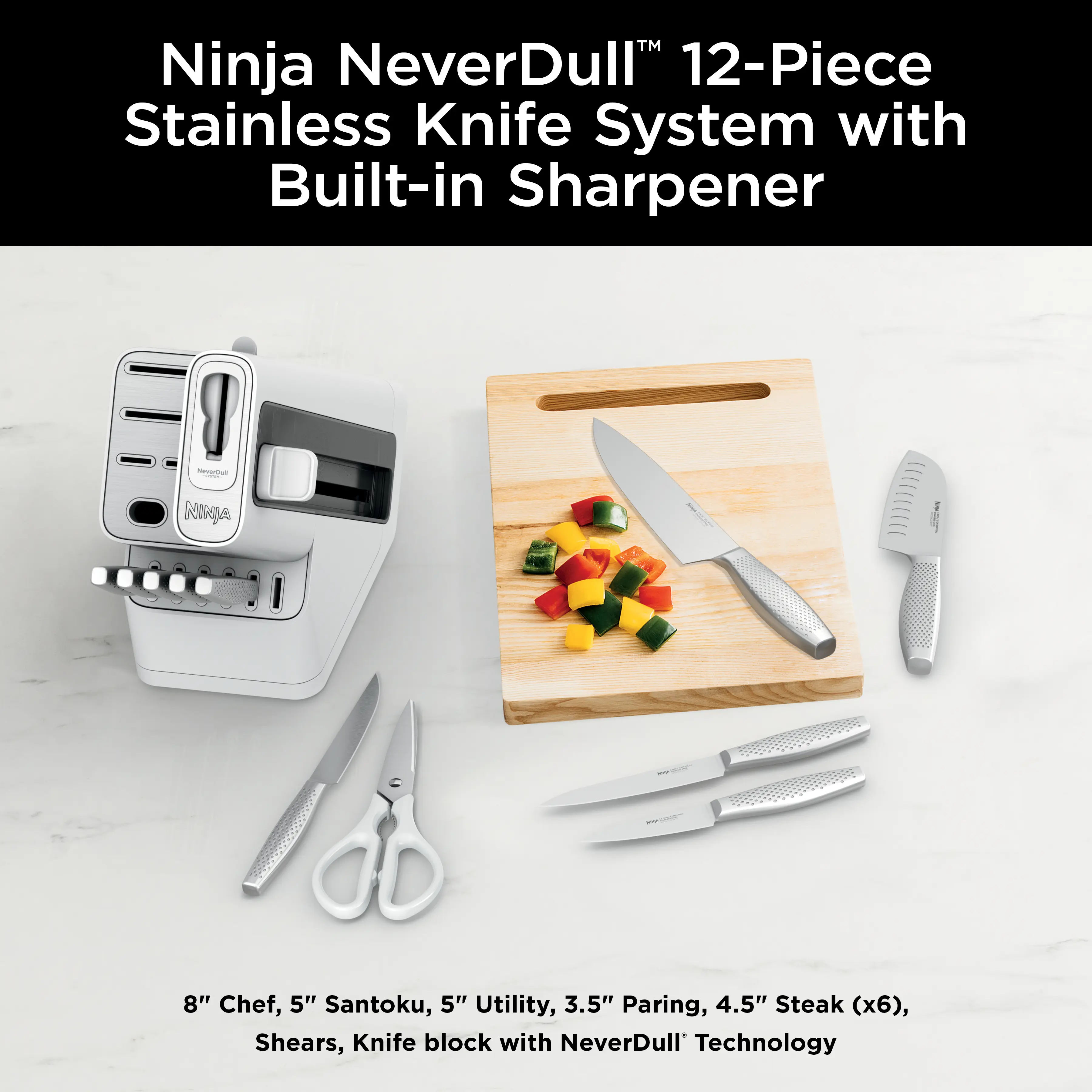 NeverDull Kitchen Knife Set